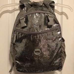 ✨ Silver Glitter GAP backpack 🎒✨